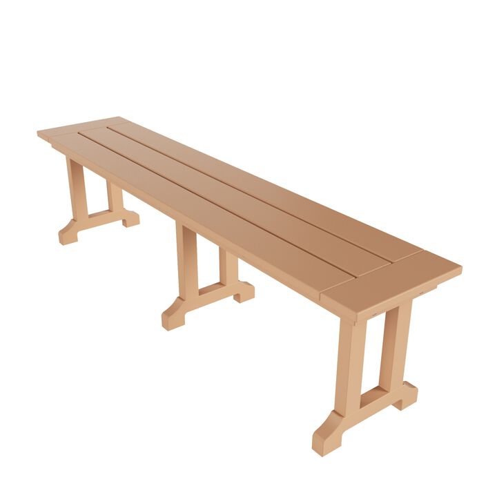 WestinTrends 65" Outdoor Dining Bench