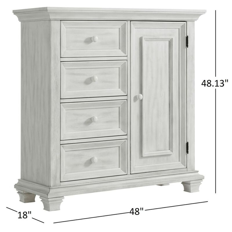 Oxford Baby Weston Chifferobe Vintage White
