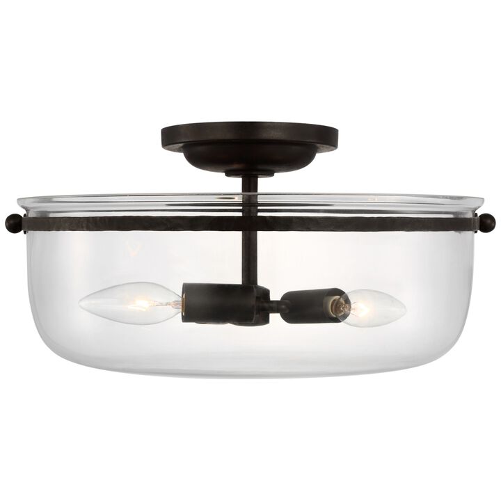 Lorford Medium Semi-Flush