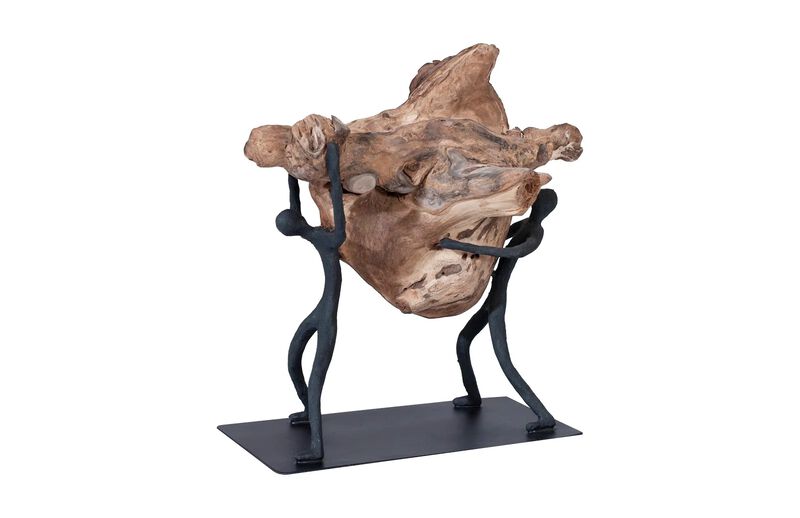 Atlas Tabletop Sculpture with Base