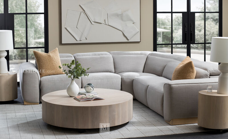 Becki Owens Sage 5-Piece Power Sectional