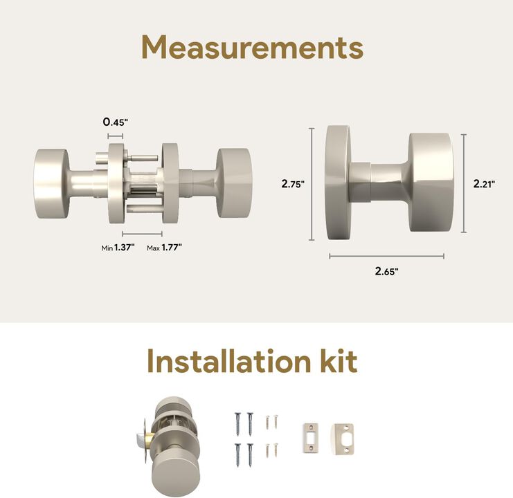 Mega Handles | Buena Privacy Knob