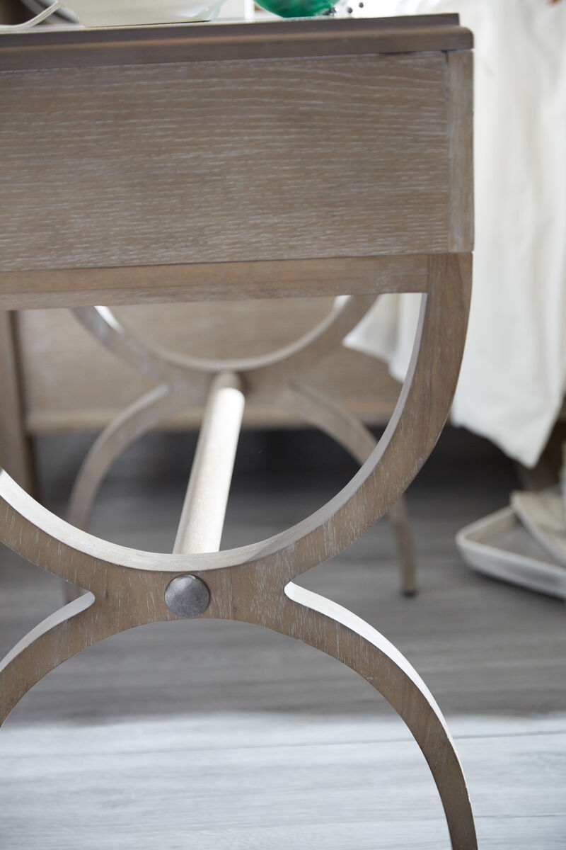 Affinity Leg Nightstand in Gray