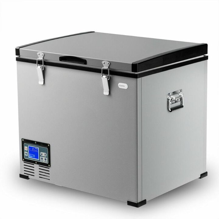 63-Quart Portable Electric Car Cooler Refrigerator Freezer