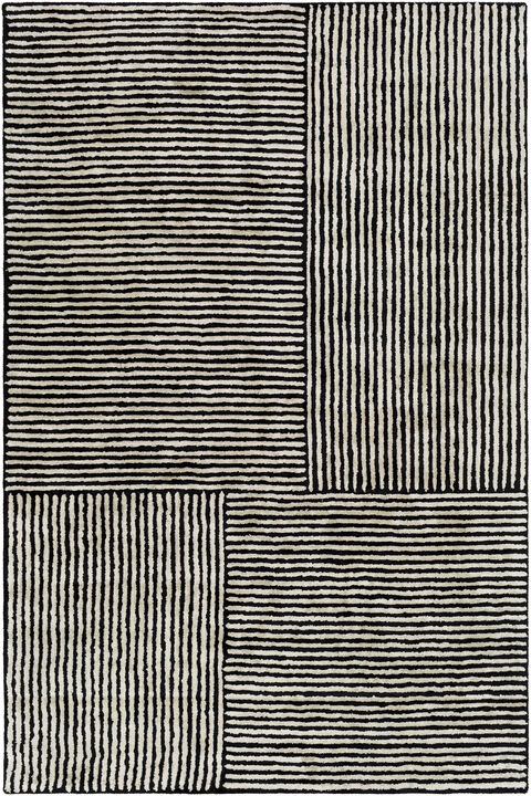 Quartz QTZ-5037 8' x 10' Black Rug