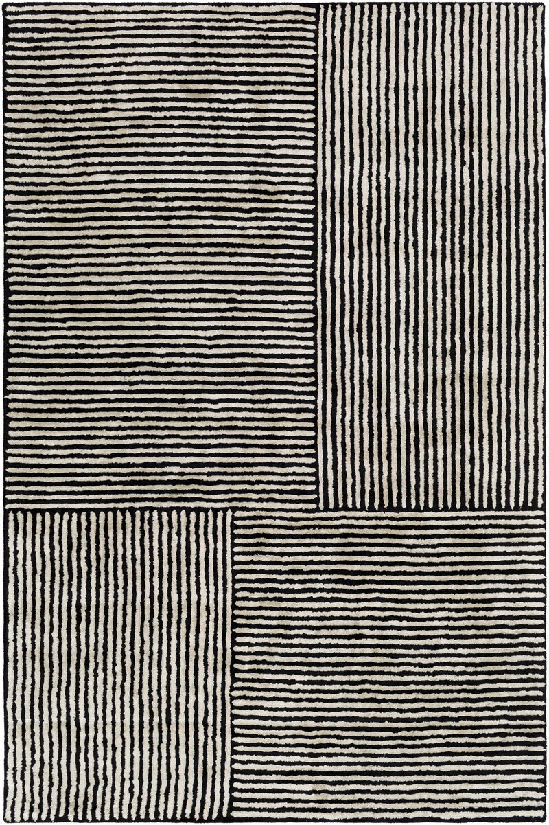 Quartz QTZ-5037 8' x 10' Black Rug