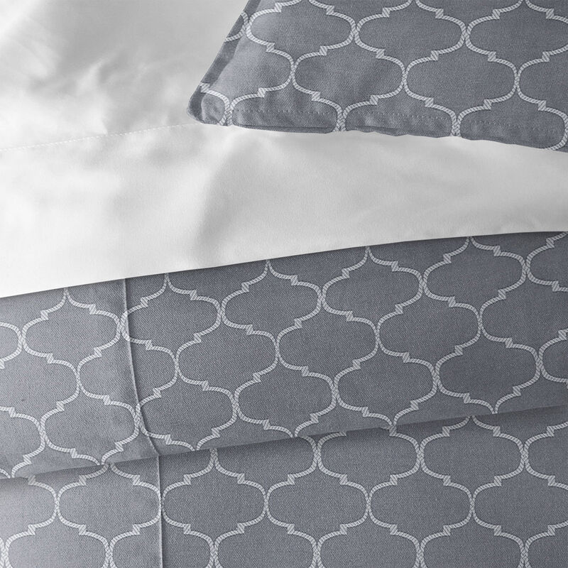 6ix Tailors Fine Linens Gazebo Pewter Duvet Cover Set