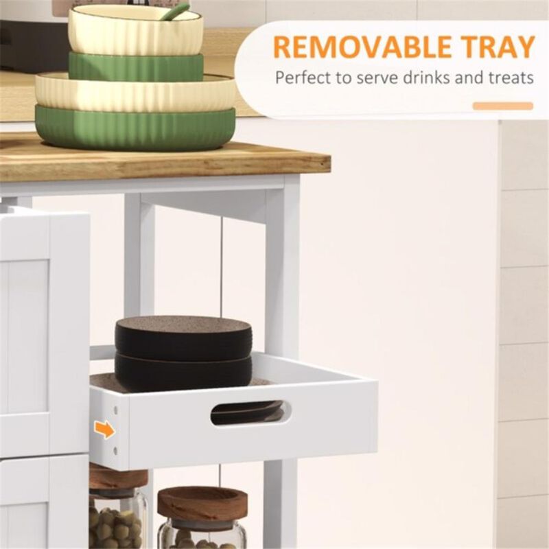 Kitchen Sideboard Storage Cabinet Versatile Coffee Bar & Buffet Cabinet for Kitchen & Dining Room