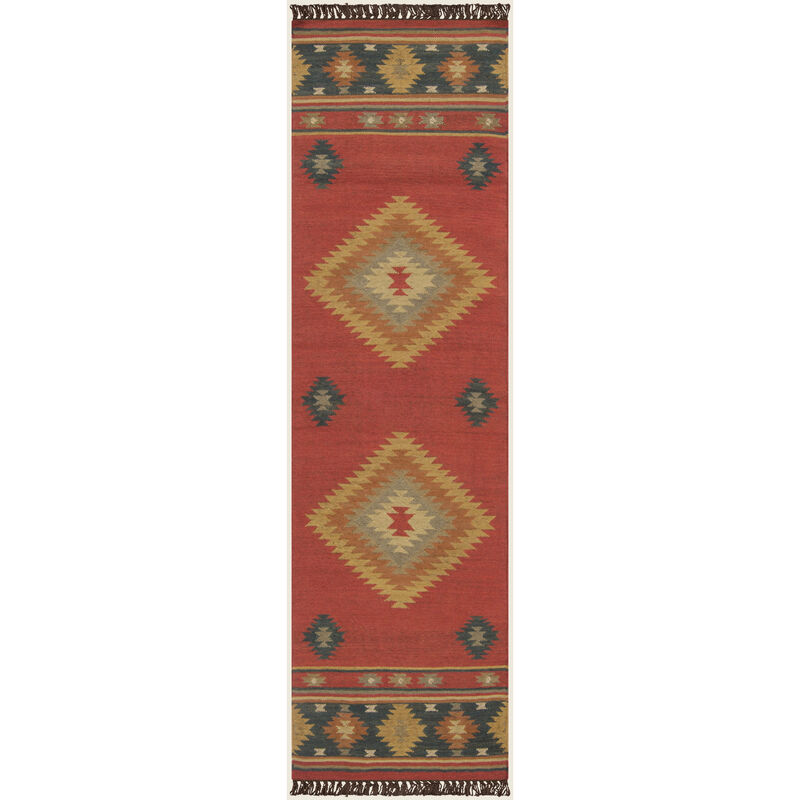 Jewel Tone JT-1033 10' x 14' Red Rug