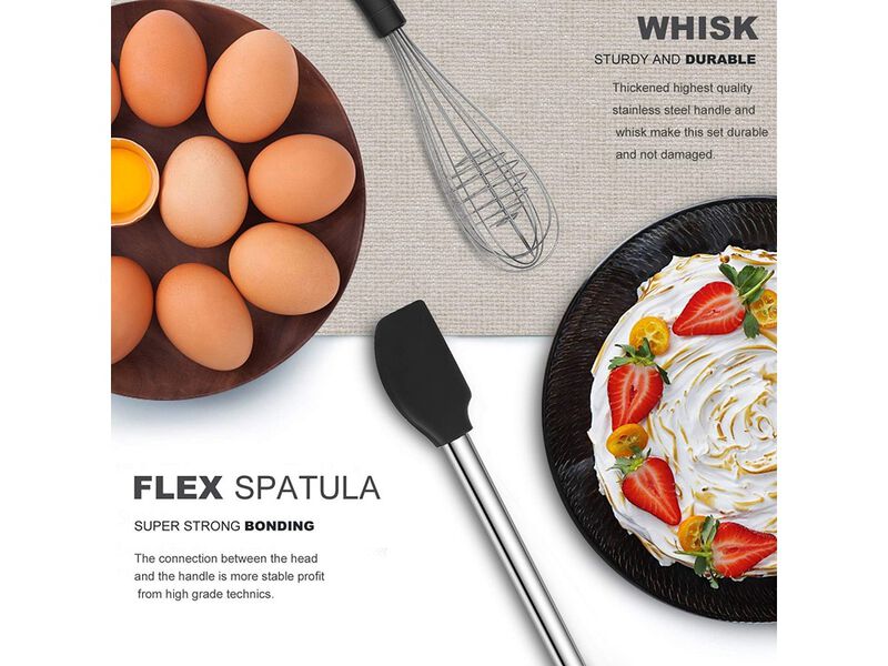 BESTZMWK Kitchen Utensil Set-Silicone Cooking Utensils-33 Kitchen Gadgets