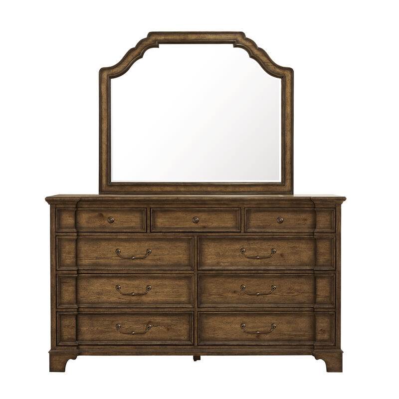 Revival Row Landscape Mirror