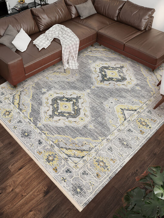 Marbella MB1 Grey 10' x 14' Rug