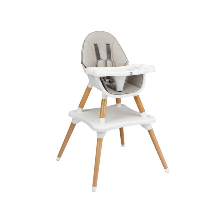 Hivvago 5-in-1 Baby Wooden Convertible High Chair