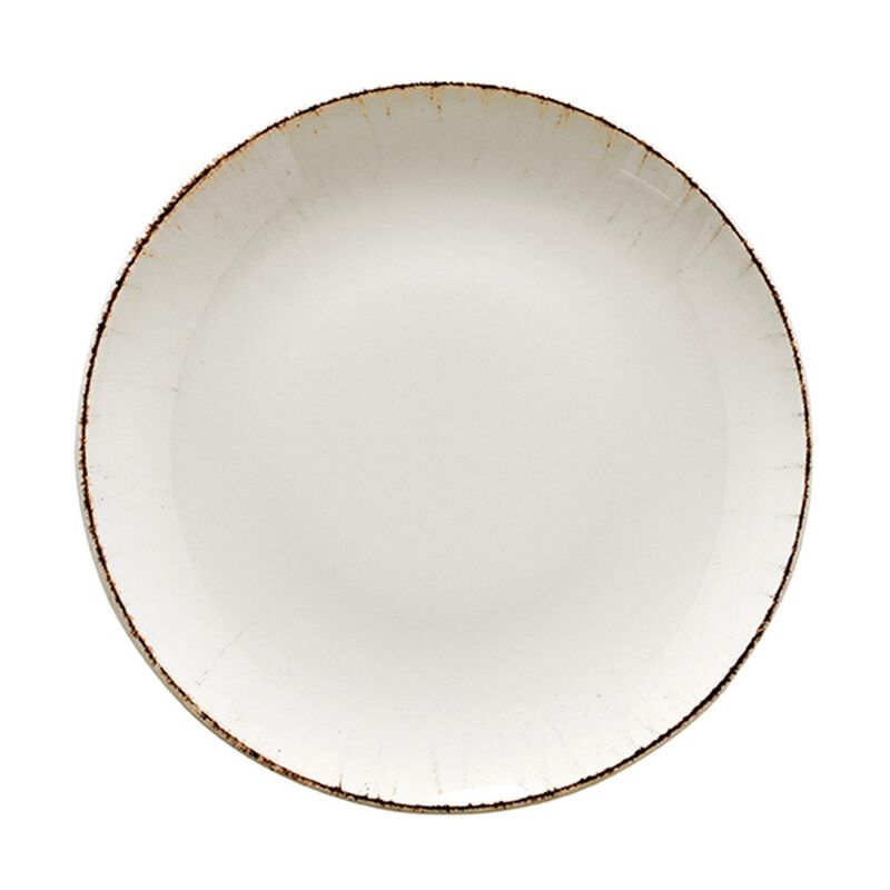 Retro dia.8.25" Round Decorated Porcelain Plate (Set of 4)