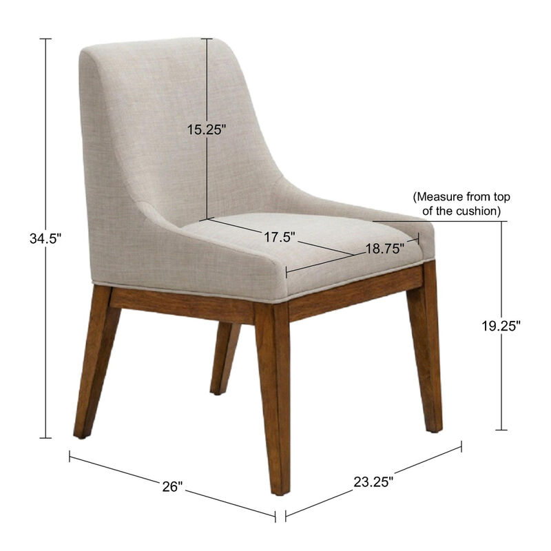 Frank Upholstered Dining Chair (Set Of 2)
