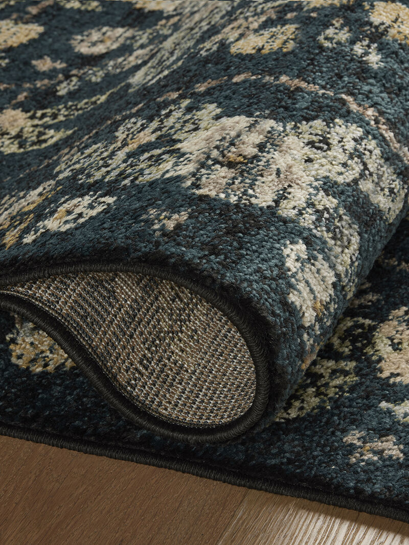 Laurel LAU-05 Navy 9''2" x 12''2" Rug by Rifle Paper Co.