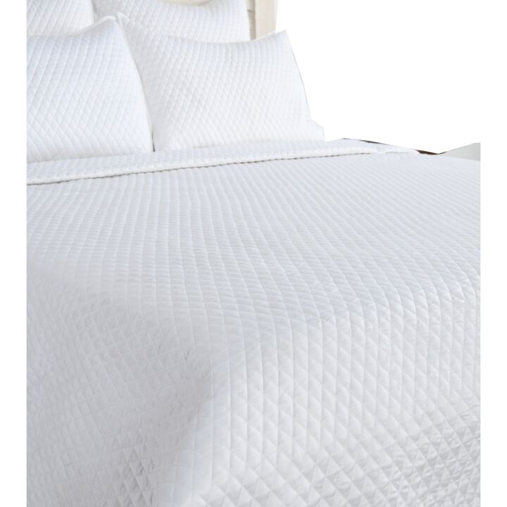 Kahn 26 Inch Hand Stitched Sateen Euro Pillow Sham, Cotton Fill-Benzara