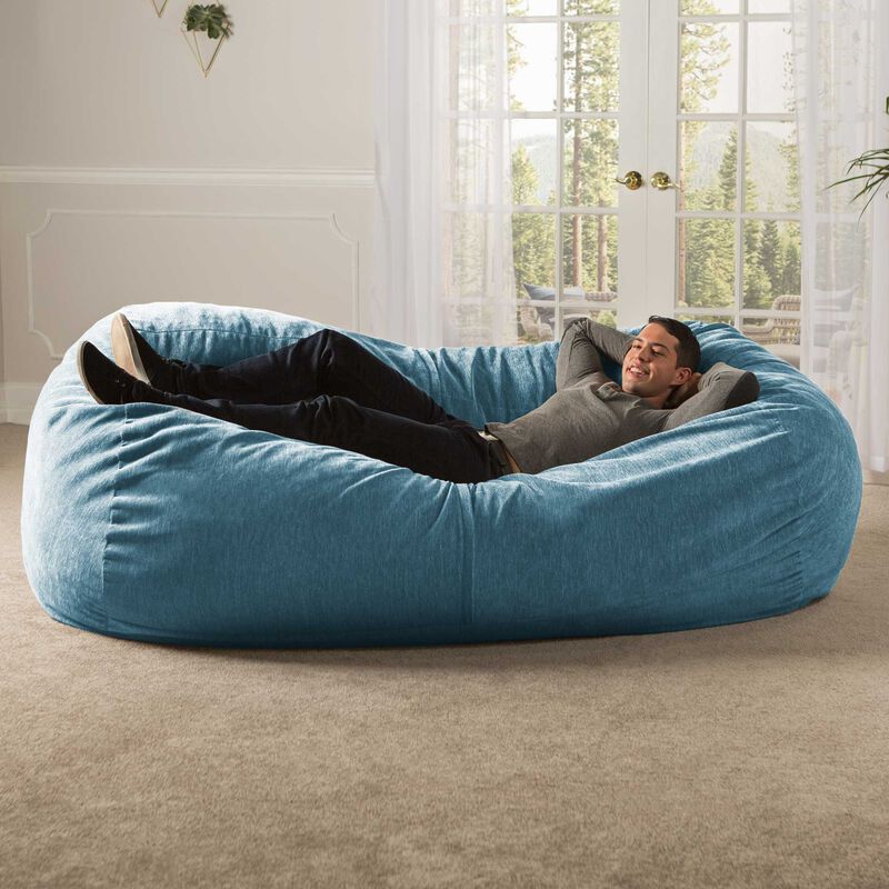 Jaxx 7 Foot Giant Bean Bag Sofa - Premium Chenille