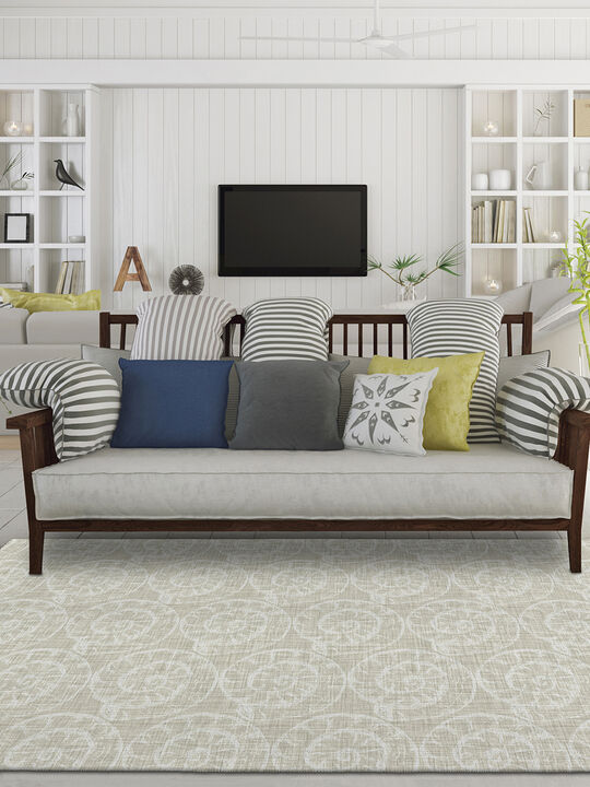 Seabreeze SZ11 Taupe 10' x 14' Rug