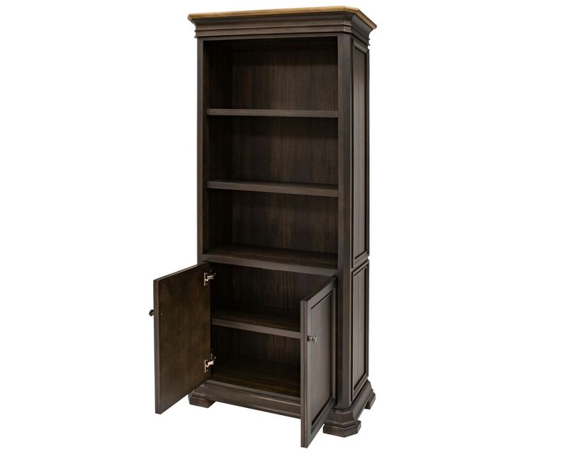 Executive Bookcase With Doors