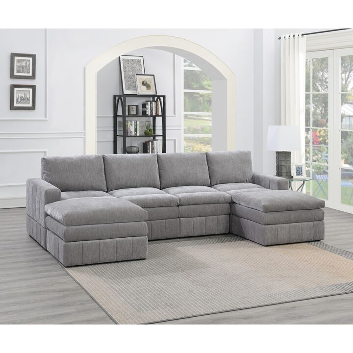 6 Piece Granite Modular Sectional Set