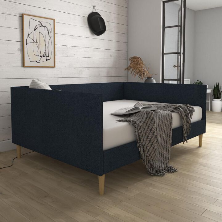 Atwater Living Francis Mid Century Daybed, Full, Tan Linen