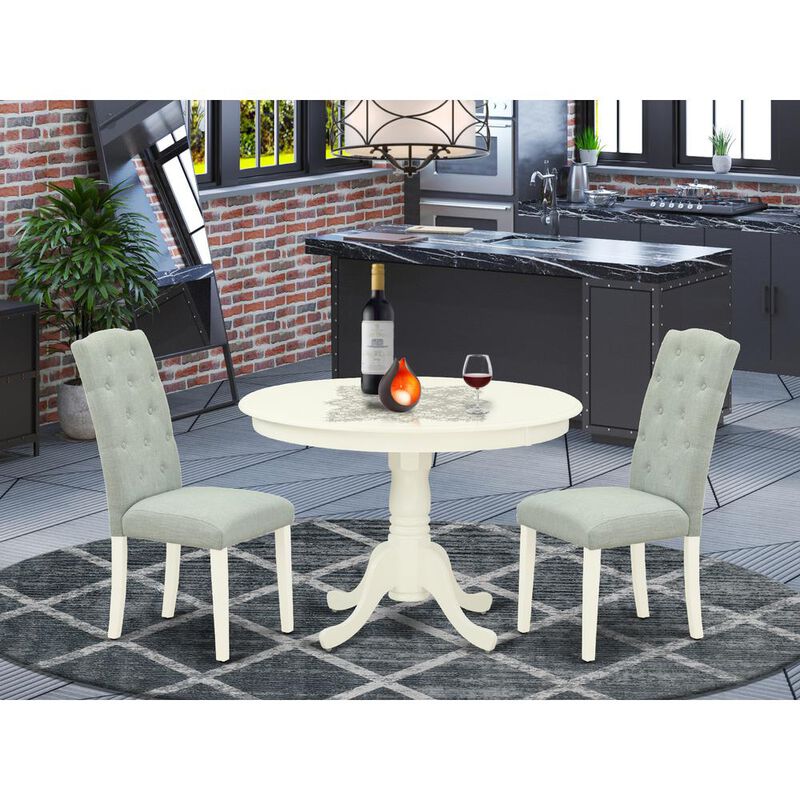 Dining Room Set Linen White
