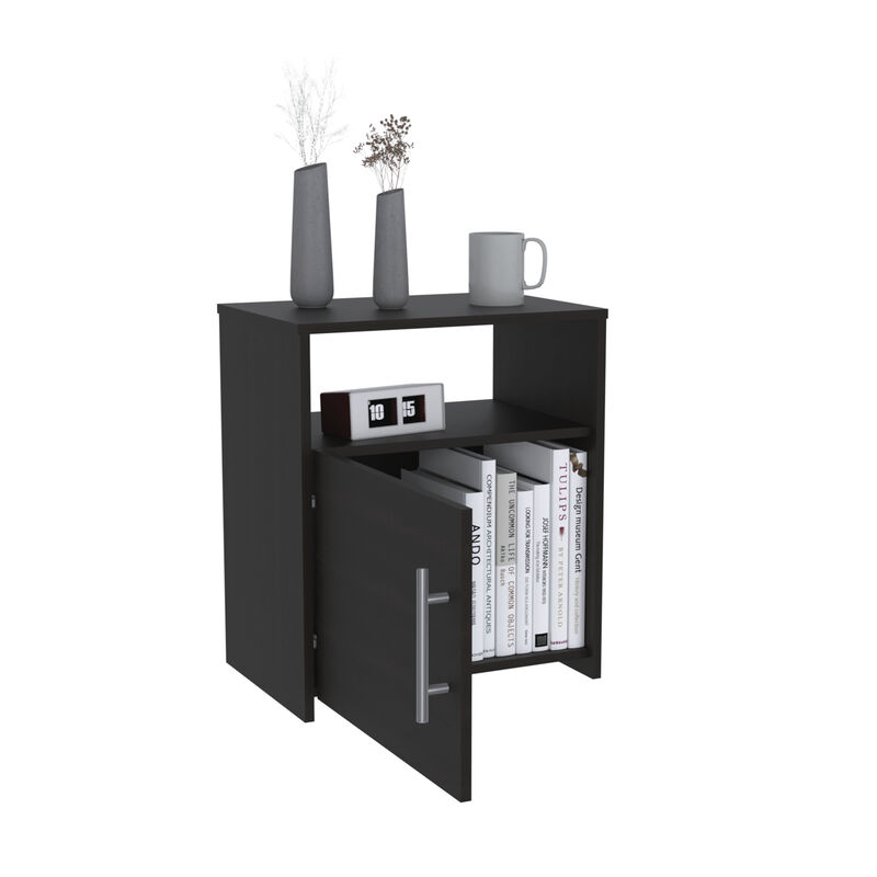 Nightstand Cuarzz, Bedroom, Black