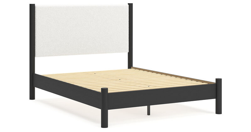 Queen Upholstered Panel Bed