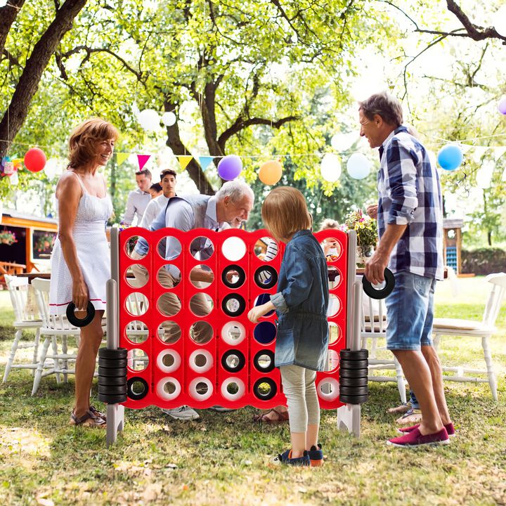 4 in A Row 4-to-Score Giant Jumbo Game Set for Family Party Holiday