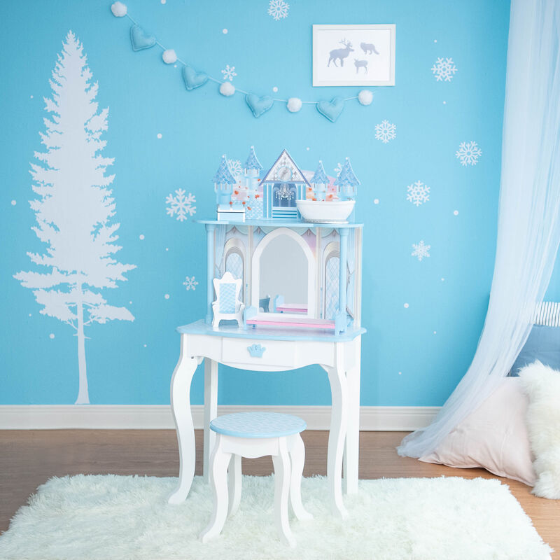 Fantasy Fields - Dreamland Castle Play Vanity Set - White / Ice Blue