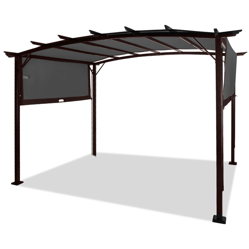 Freestanding Outdoor Rectangular Pergola for Backyard, Deck, and Patio
