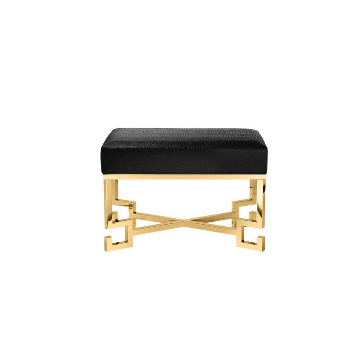 Dina Stool Gold Black