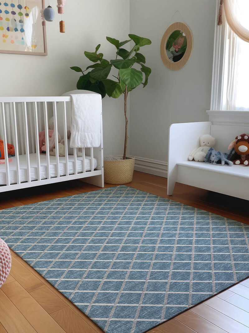 York YO1 Sky Blue 9' x 12' Rug