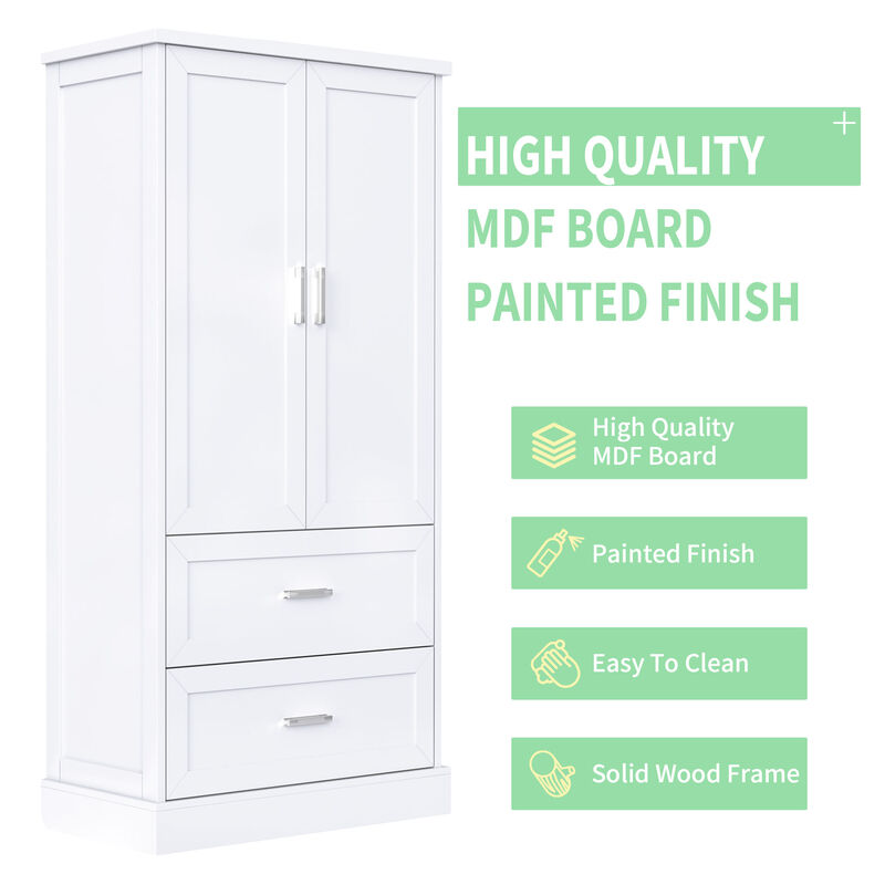 Merax Modern Tall Bathroom Storage Cabinet