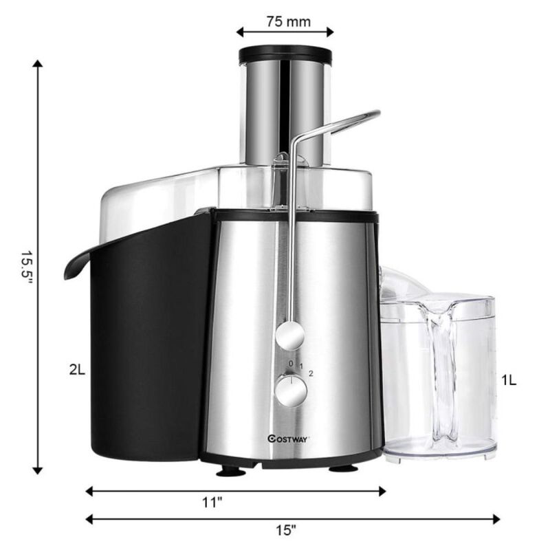 Hivvago 2 Speed Electric Juice Press for Fruit and Vegetable