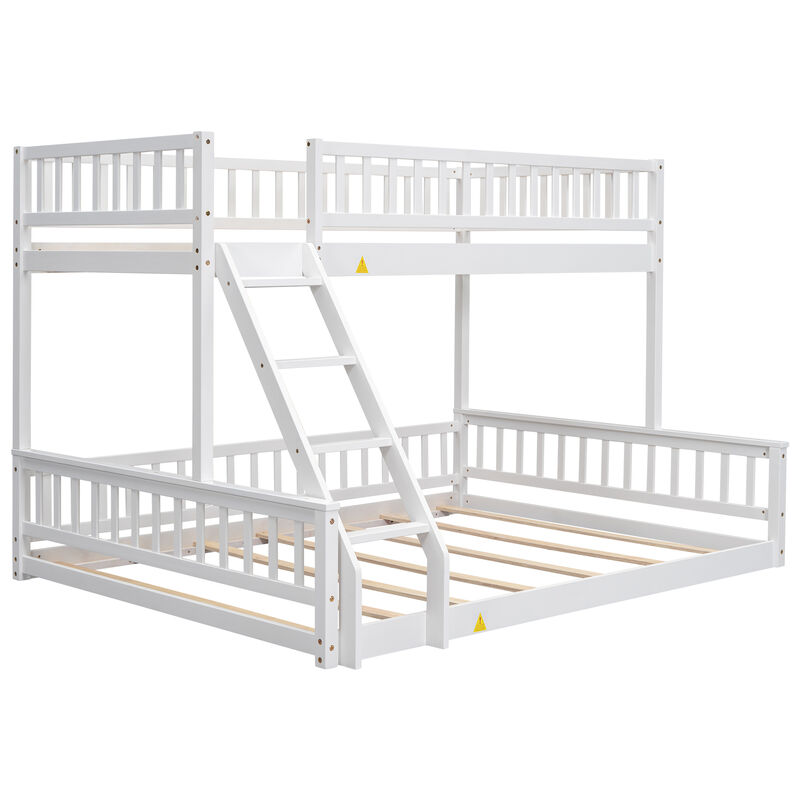 Merax Bunk Bed with Ladder and Guardrails