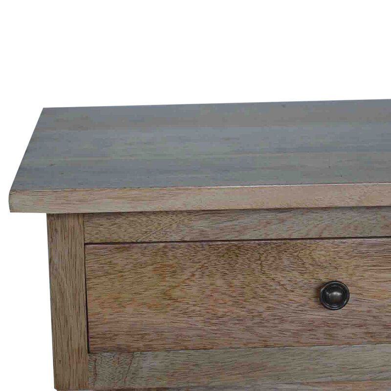 Hallway  Solid Wood 2 Drawer Console Table