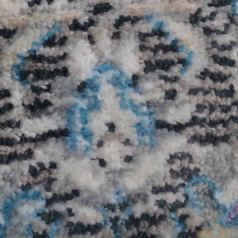 RUGSOTIC CARPETS MACHINE MADE POLYESTER AREA RUGS  - 5'x7'10'', Rectangle Shape, Multicolor Color, Classic Oriental Traditional  Design, Low Pile Machine Made Area Rugs (M00091)