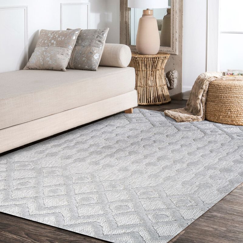 Peralta Moroccan Diamond Indoor/Outdoor Area Rug