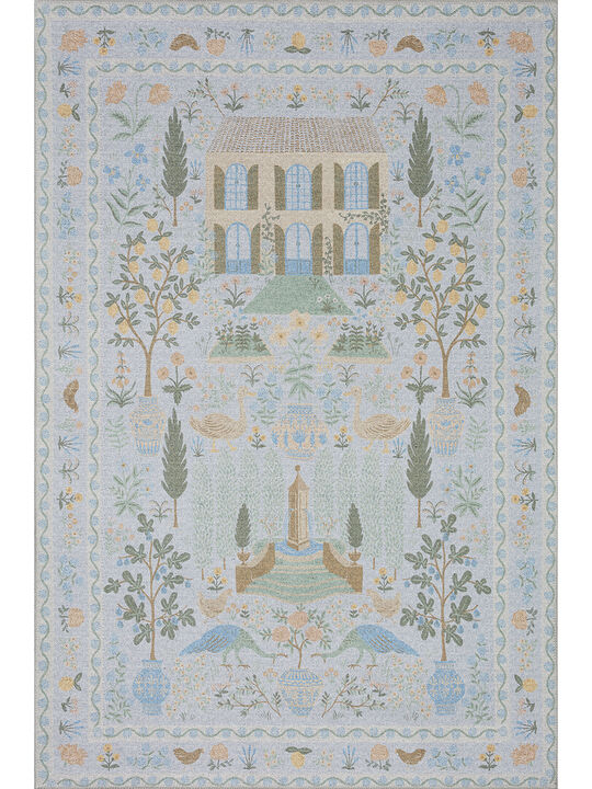 Menagerie MEN03 Light Blue 7'6" x 9'6" Rug