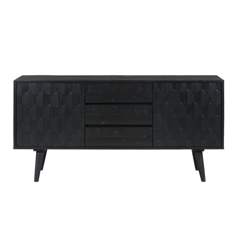 Belen Kox Geometric Black Buffet, Belen Kox