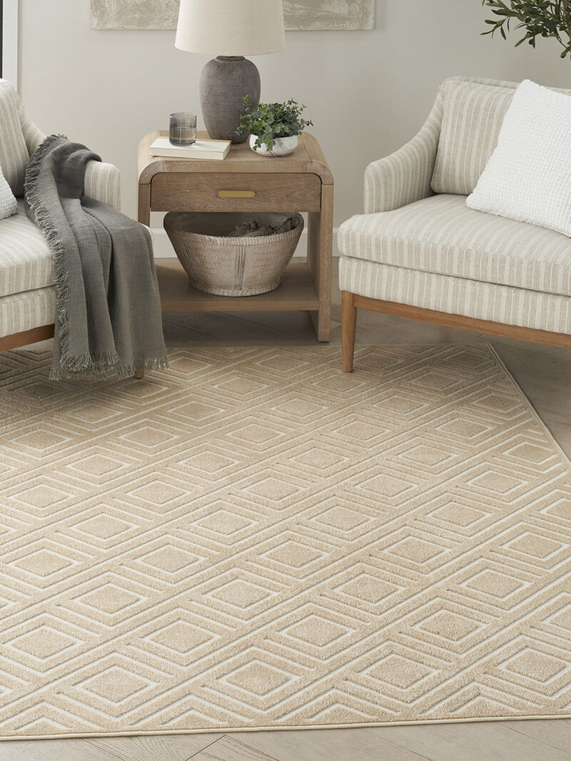 Care Free CAF03 Taupe 3'11" x 5'11" Rug