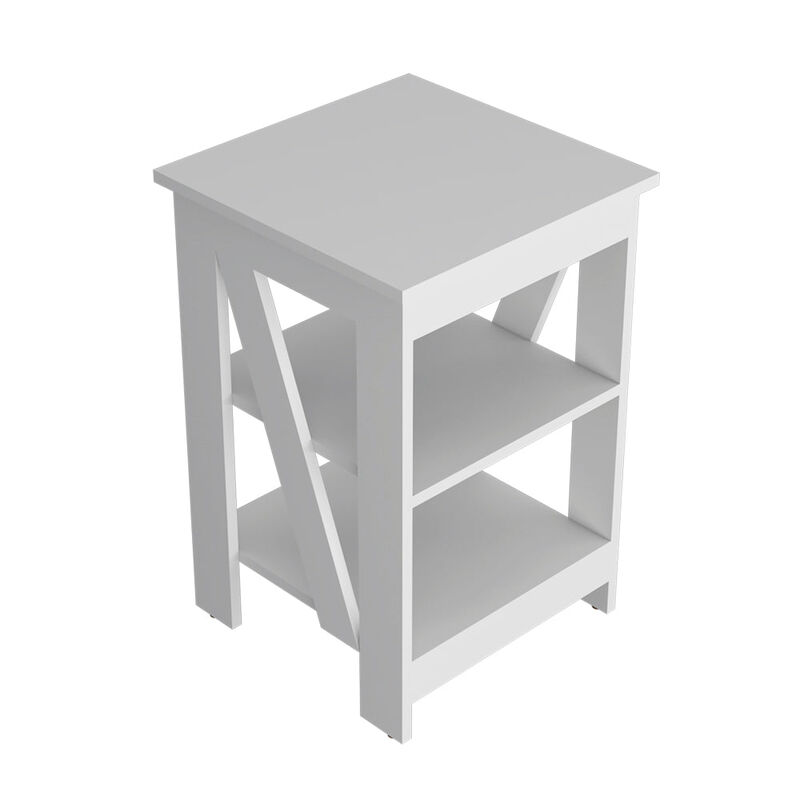 Side Table Rossville, Living Room, White