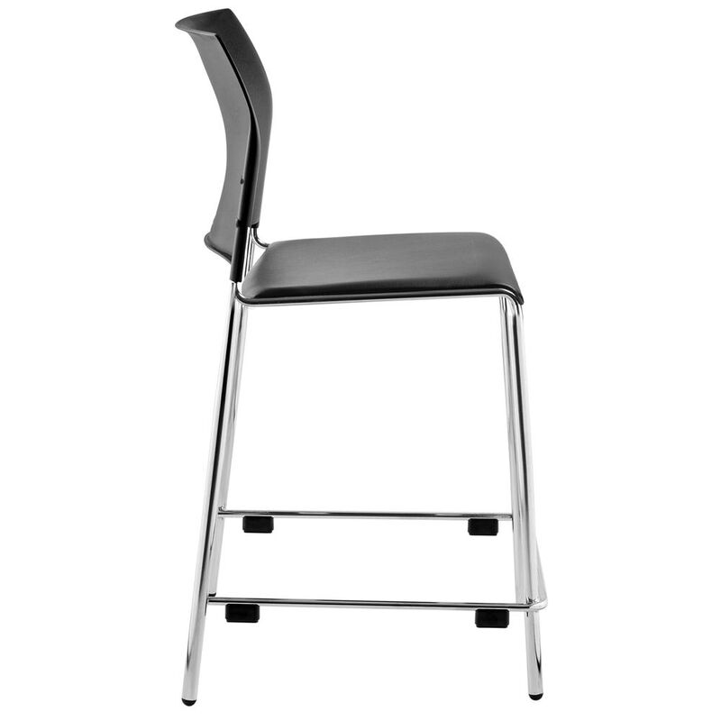 NPS® 8700 Series Cafetorium Plush Vinyl Stool, Counter Height