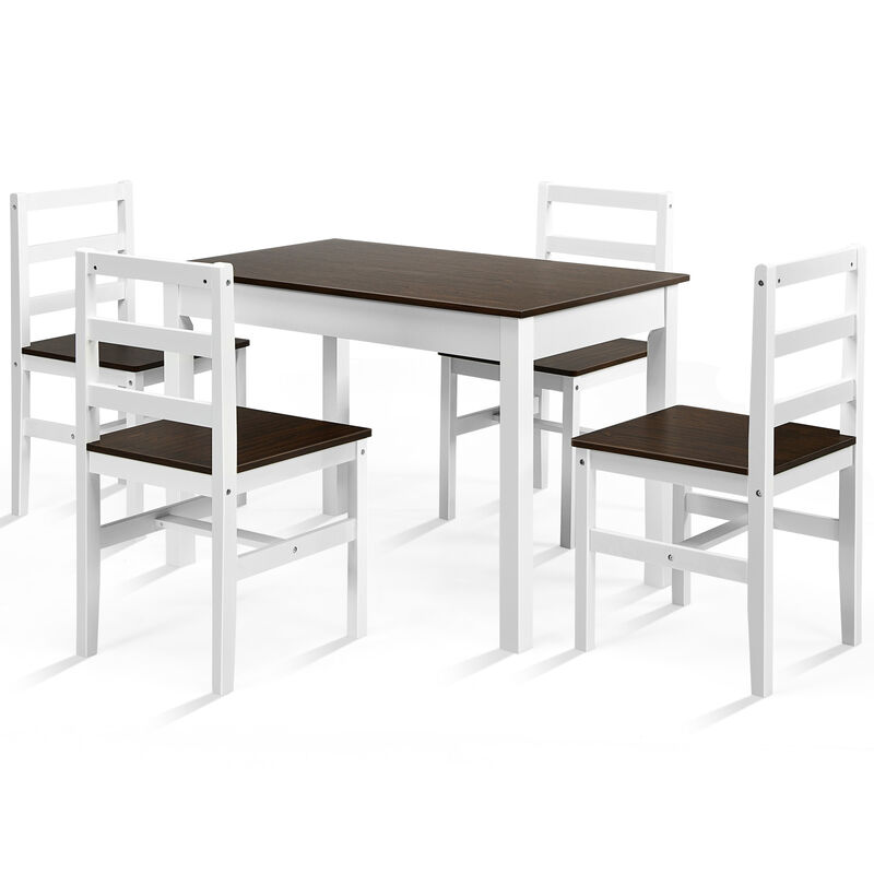 5-Piece Compact Kitchen Dining Set for Small Spaces and Modern Homes.