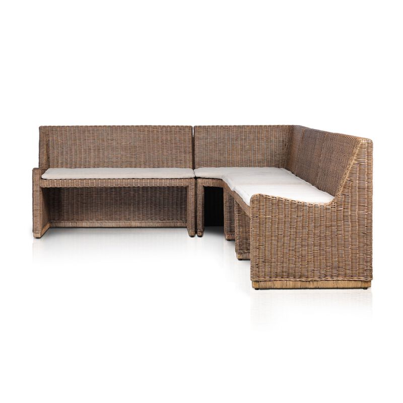 Senna 121" L-Shaped Dining Banquette