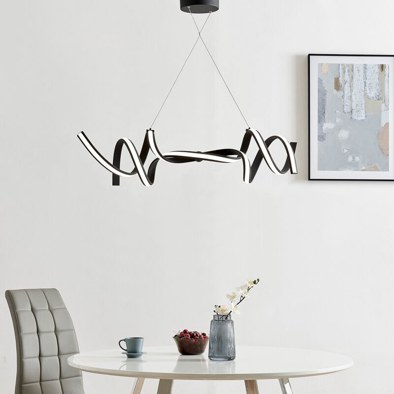 Munich Chandelier Chrome Metal Integrated LED Dimmable