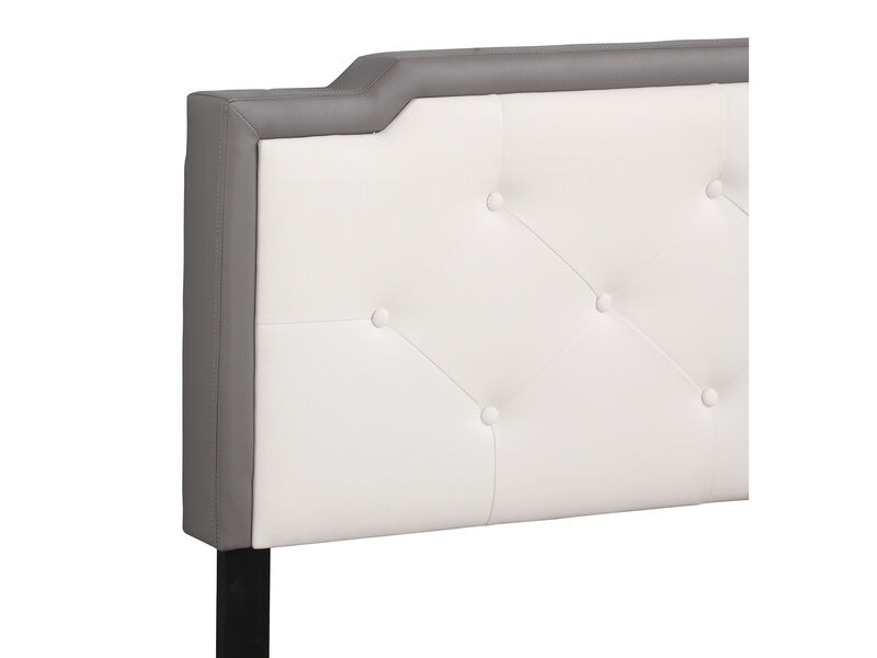 Deb Tufted Queen Panel Bed