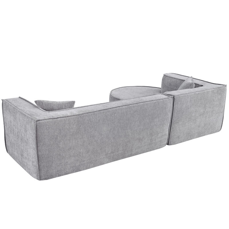 Merax Modern Modular L-Shape Sectional Sofa Couch